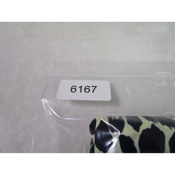 Judy Connally Womens Tunic Blouse Size Small Black Yellow Cheetah Print V-Neck - Picture 8 of 8